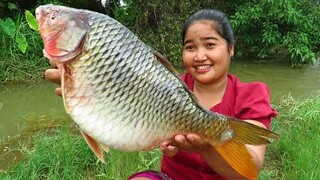 Yummy Cooking big fish with Tamarind recipe & My Cooking skill