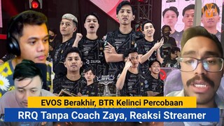 EVOS dan BTR Tak lulus Playoff? RRQ Terancam Tanpa Coach Zaya, Clay : Nihil Menang