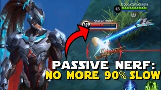 REVAMPED ALPHA HUGE NERF! NO MORE 90% SLOW FOR PASSIVE AND LONGER ULTIMATE CD!  MLBB ADVANCED SERVER