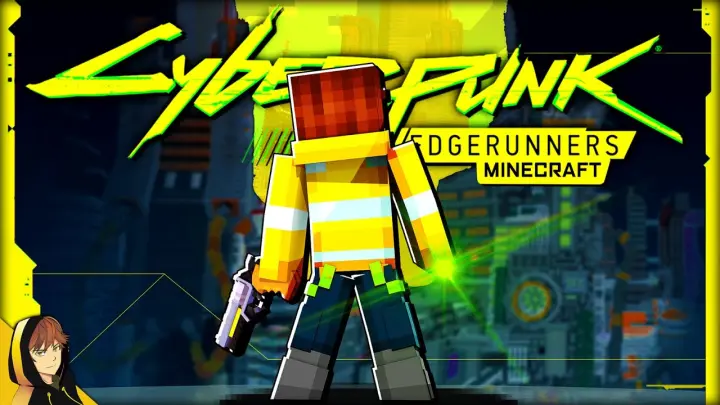 Turning MINECRAFT into CYBERPUNK EDGERUNNERS with the power of MODDING!!!