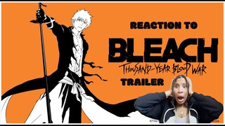 reaction to bleach: thousand-year blood war trailer