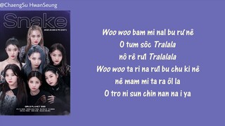 [Phiên âm tiếng Việt] Snake - Medusa (Girls Planet 999)