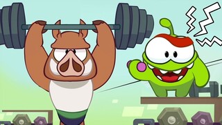 Om Nom Kisah - Om Nom di gym | Kartun Lucu Untuk Anak-Anak | Episode Baru