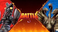 Alien Baltan VS King Ghidorah - GigaBash