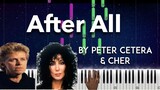 After All by Peter Cetera & Cher piano cover + sheet music