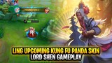 Ling Upcoming New Kung Fu Panda Skin Lord Shen Gameplay | Mobile Legends: Bang Bang
