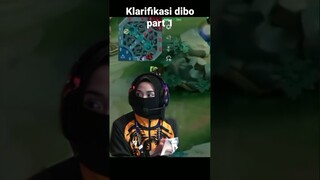 klarifikasi dibo tentang masalah dengan lemon part 1 #mlbb #mobilelegends