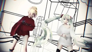 【MMD】Rather Be 【Miku ft. Neru】