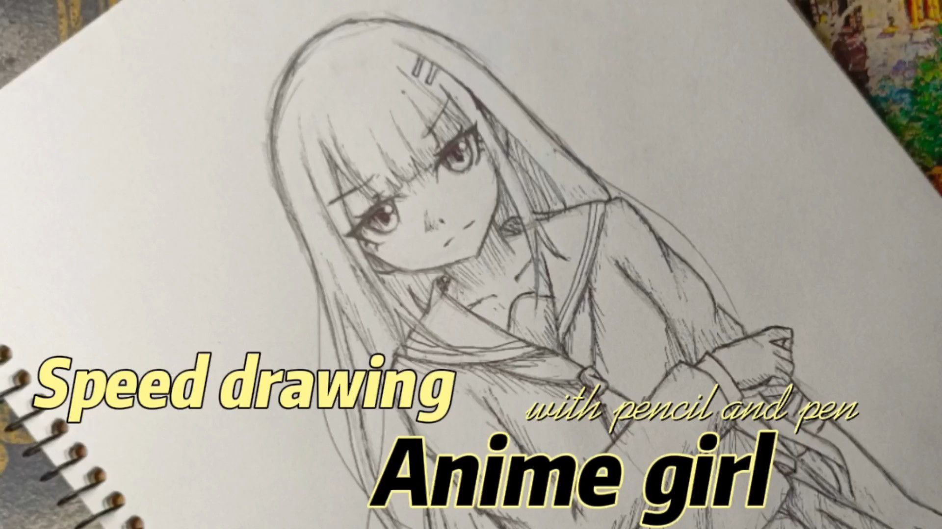 Drawing Anime Girl // Speed art // 