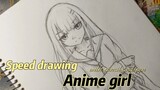 Gambar anime girl yang gampang yuk ~! 🤍 hope you like it ❤