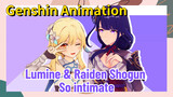 [Genshin Impact Animation] Lumine & Raiden Shogun So intimate