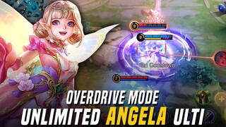 PAPIPAPIPUM | ANGELA Unlimited Ultimate | Overdrive Mode Mobile Legends: Bang Bang