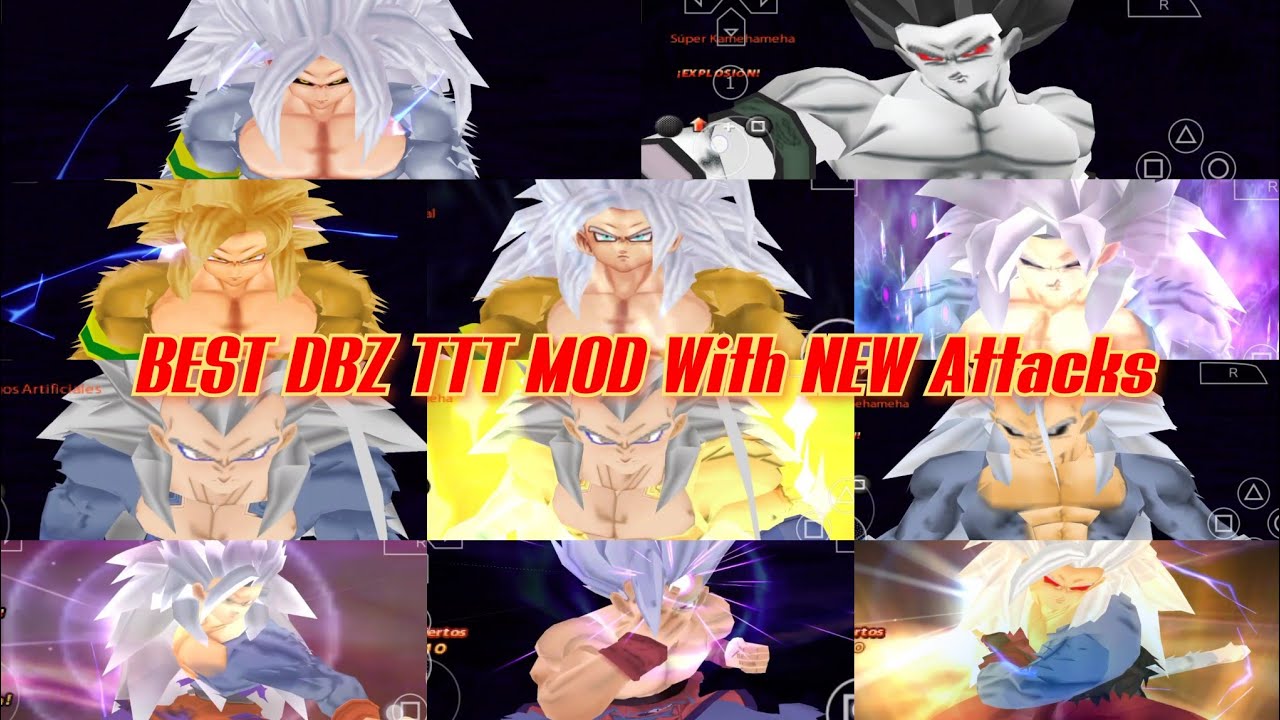 NEW Dragon Ball Z Multiverse TTT MOD BT3 ISO And MENU DOWNLOAD - BiliBili