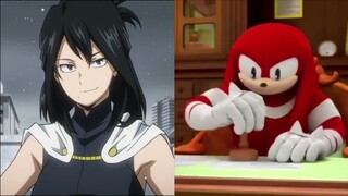 Knuckles rates My Hero Academia Girls