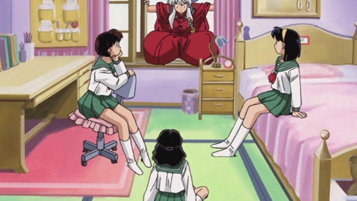 Er Gouzi's beauty conquered Kagome's sisters