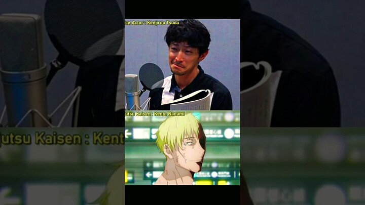 Kento Nanami last moments[JujutsuKaisen] #anime #edit #animeedit #voice actor #kenjiroutsuda #nanami