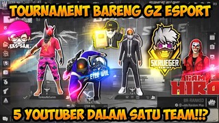 TOUR BARENG GZ ESPORT, 5 PANUTAN DALAM SATU TEAM, AUTO PANEN KILL DAN BOOYAH 3 KALI !!!