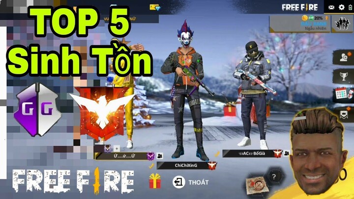 TOP 5 Mẹo Sinh Tồn Free Fire #01: squad đảo quân sự