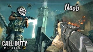 When NOOB Plays Battle Royale On Call Of Duty Mobile....