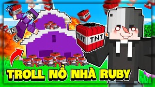 Siro Thử Thách Troll Noob Ruby Trả Thù Bằng Cách Phá Nhà Trong Làng Hero Team