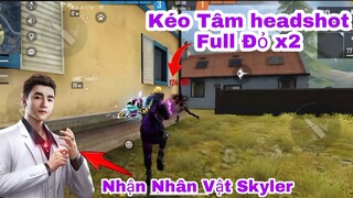 Free Fire Nhận Skyler Miễn Phí Và Pha Kéo Tâm Headshot Full Đỏ X2 HG Gamer