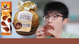 Chewing|One is equivalent to eight. Giant Ferrero etc..