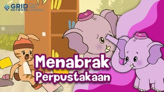 Cerita Anak - Menabrak Perpustkaan Keliling - Bona and Friends - Kartun Anak