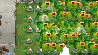 PvZ 2 - Plants Use 1 ultimate to release 35 frozen plants