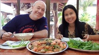 กุ้งอบวุ้นเส้น กุ้งตัวใหญ่ๆอวบๆจร้าSteamed Glass Noodle Shrimp