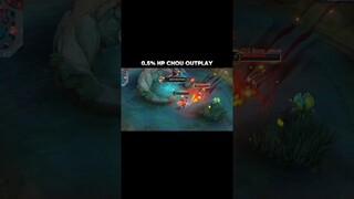 that so close bro 👀💀 best outplay #chou #shorts #mlbb #choou