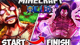 ฉันวิวัฒนาการเป็นลูฟี่ใน Minecraft One Piece นี่คือสิ่งที่เกิดขึ้น