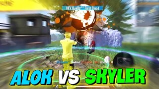 Quỷ Dữ Mang Nhân Vật Alok Solo vs Skyler MTP | HEV Quỷ Dữ