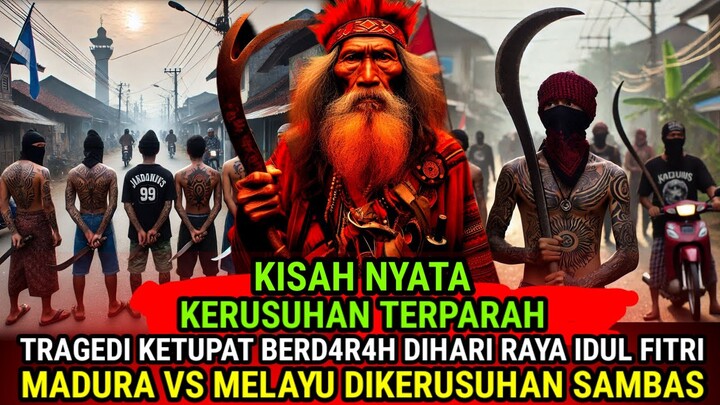 KISAH NYATA - TRAGEDI TERPARAH MADURA VS MELAYU YANG TERJADI DI SAMBAS