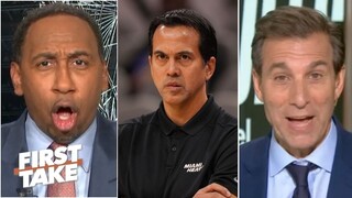 First Take | Mad Dog tells Stephen A. why Erik Spoelstra isn’t a TOP 15 coach of all time