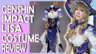 Genshin Impact Lisa Minci Cosplay | Uwowo costume review | jaRoukaSama