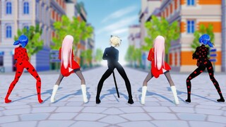 MMD Miraculous Ladybug X Darling in the FranXX Zero Two Bla Bla Bla