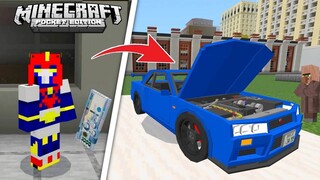 BUMILI AKO NG KOTSE NA SPORTS CAR sa Minecraft PE