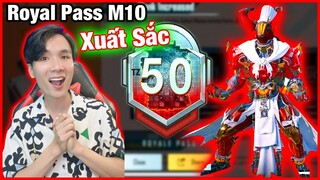 Mở Full Mùa RP M10 | Chiến Thần Sừng Trâu Đầu Bếp 😆 [PUBG Mobile]