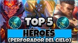 TOP 5 MEJORES HÉROES CON EL NUEVO ÍTEM | Nuevo Item ROTO Con Los Mejores Héroes a Llevar