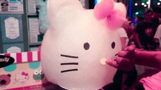 Hello Kitty Cotton Candy Art Hello Kitty