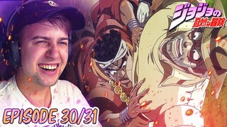 JOSEPH x AVDOL🥵 JoJo's Bizarre Adventure Episode 30, 31 REACTION + REVIEW (STARDUST CRUSADERS)