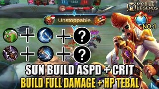 SUN 100% FULL ASPD CRITICAL BUILD 1 COMBO MUSUH AUTO RATA BY SUPREME 1 SUN