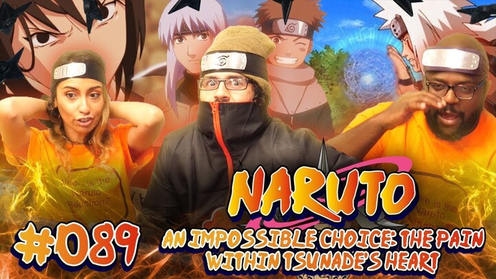 Naruto - Episode 89 An Impossible Choice: The Pain Within Tsunade's Heart - Group Reaction