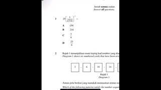 MATEMATIK F4 ASAS NOMBOR