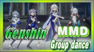 [Genshin,  MMD]Qunyu Chamber's celebration  Group dance