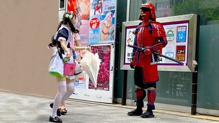 SAMURAI MANNEQUIN PRANK in JAPAN #10 / Akihabara Tokyo