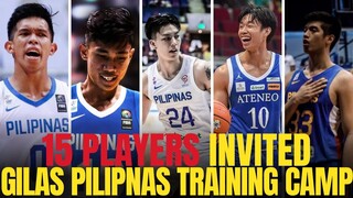 15 PLAYERS NA INVITED SA GILAS PILIPINAS TRAINING CAMP PARA SA WORLD CUP QUALIFIER 2022