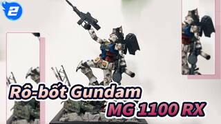 Rô-bốt Gundam|[Cảnh sản xuất】Tạo diorama với khung ảnh 100yen』MG 1100 RX_2