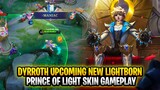 Dyrroth Upcoming New Lightborn Skin Prince Of Light Gameplay | Mobile Legends: Bang Bang