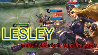 Lesley late game mode Onic CW , musuh ketar ketir